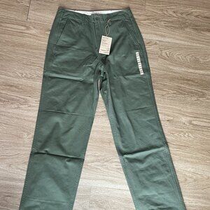 Muji Men's Chinos 31.5" waist - Green and Beige BUNDLE